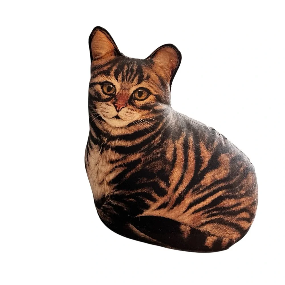 Adeline Halvorson Tabby Tigercat 11in Weighted Door Stop Excellent Condition